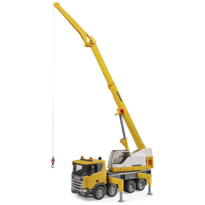 BRUDER 03571 Scania Super 560R Liebherr Kran-LKW mit L+S Modul
