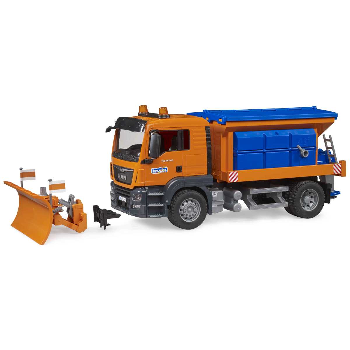 BRUDER 03785 MAN TGS Winterdienst mit Räumschild