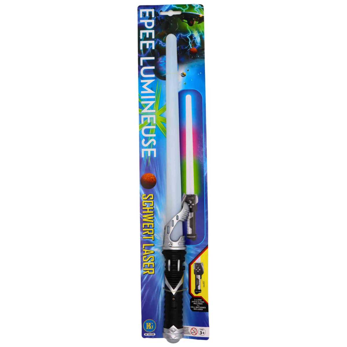 B&G Lichtschwert / Laserschwert 47cm mit LED-Beleuchtung