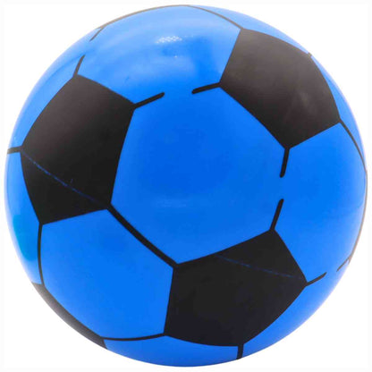 Fußball Plastik Kunststoff Ball Gr. 5 - 23cm -SPARPACK rot + blau + weiß 3 Stück
