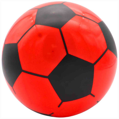 Fußball Plastik Kunststoff Ball Gr. 5 - 23cm -SPARPACK rot + blau + weiß 3 Stück