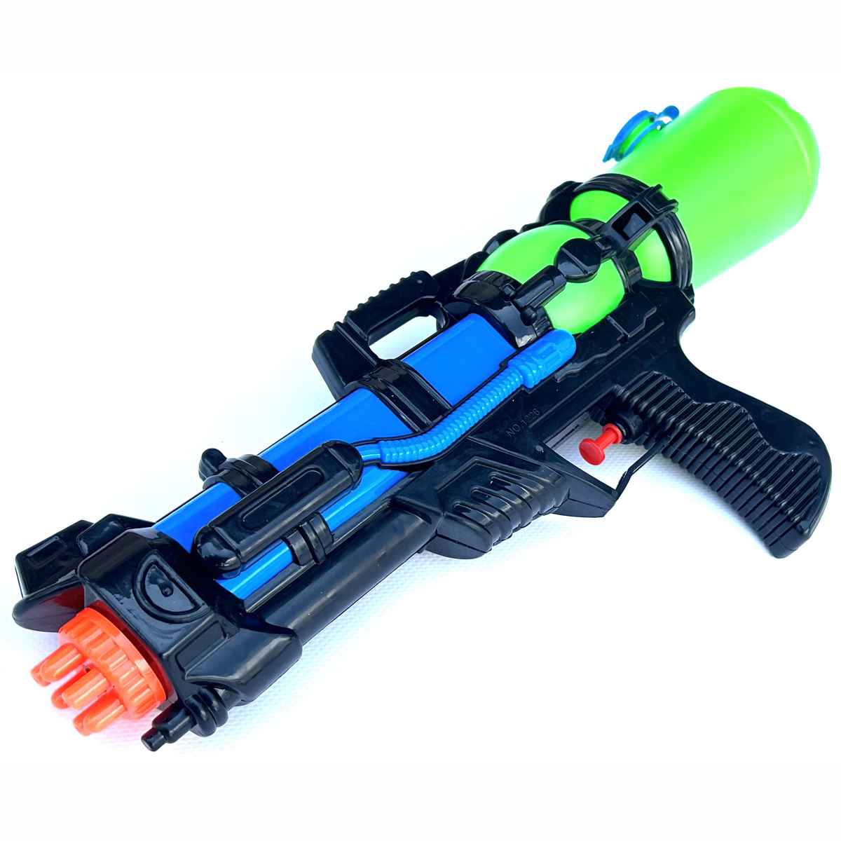 Wasserpistole Wasserkanone 38cm mit schwarz / neongrün