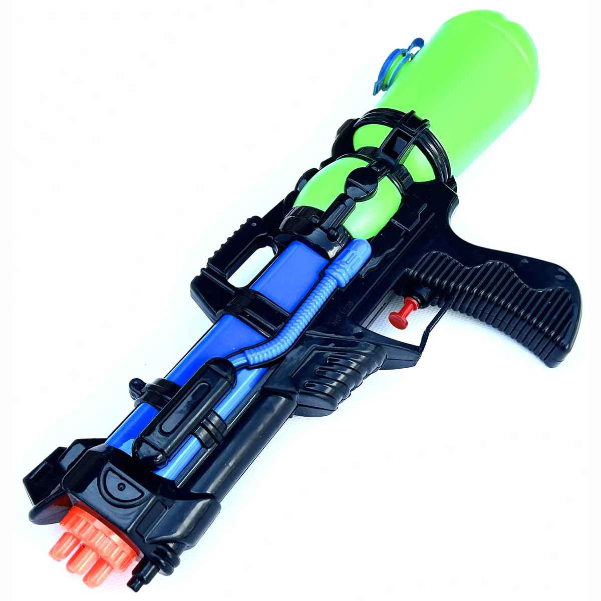 Wasserpistole Wasserkanone 38cm mit schwarz / neongrün