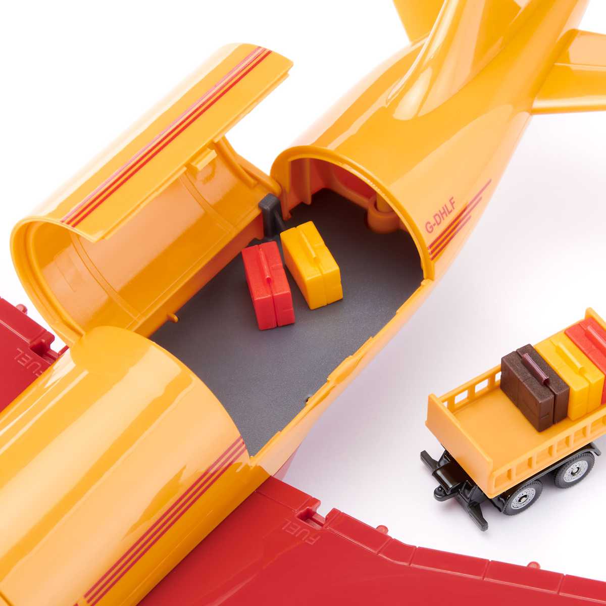 SIKU 1702 DHL Frachtflugzeug 1:32 mit Zubehör
