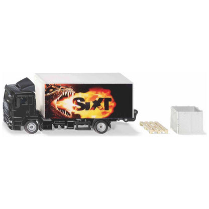 SIKU 1997 MAN LKW mit Kofferaufbau und Ladebordwand 1:50