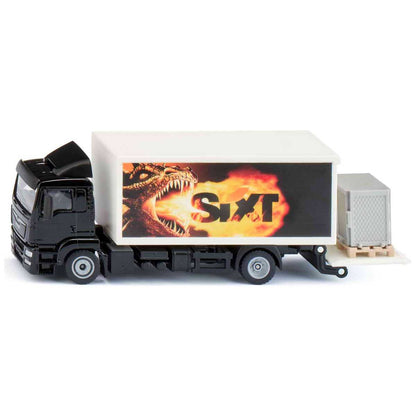 SIKU 1997 MAN LKW mit Kofferaufbau und Ladebordwand 1:50