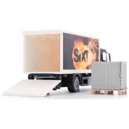 SIKU 1997 MAN LKW mit Kofferaufbau und Ladebordwand 1:50