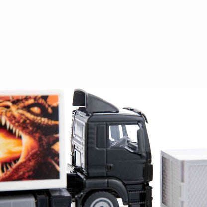 SIKU 1997 MAN LKW mit Kofferaufbau und Ladebordwand 1:50