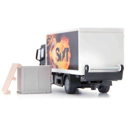SIKU 1997 MAN LKW mit Kofferaufbau und Ladebordwand 1:50