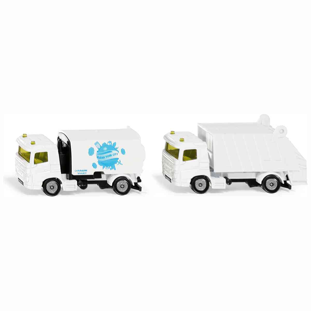 SIKU 1687 Kommunal Set Müllwagen