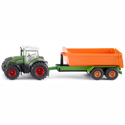 SIKU 1989 Fendt mit Hakenliftfahrgestellt und Mulde 1:50