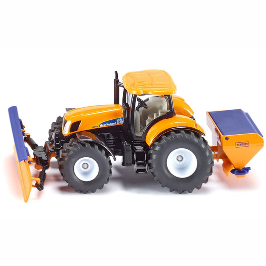 SIKU 2940 Traktor mit Räumschild und Streuer