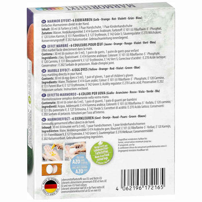 BRAUNS-HEITMANN Eierfarbe 6 flüssige Farben Mamor Effekt