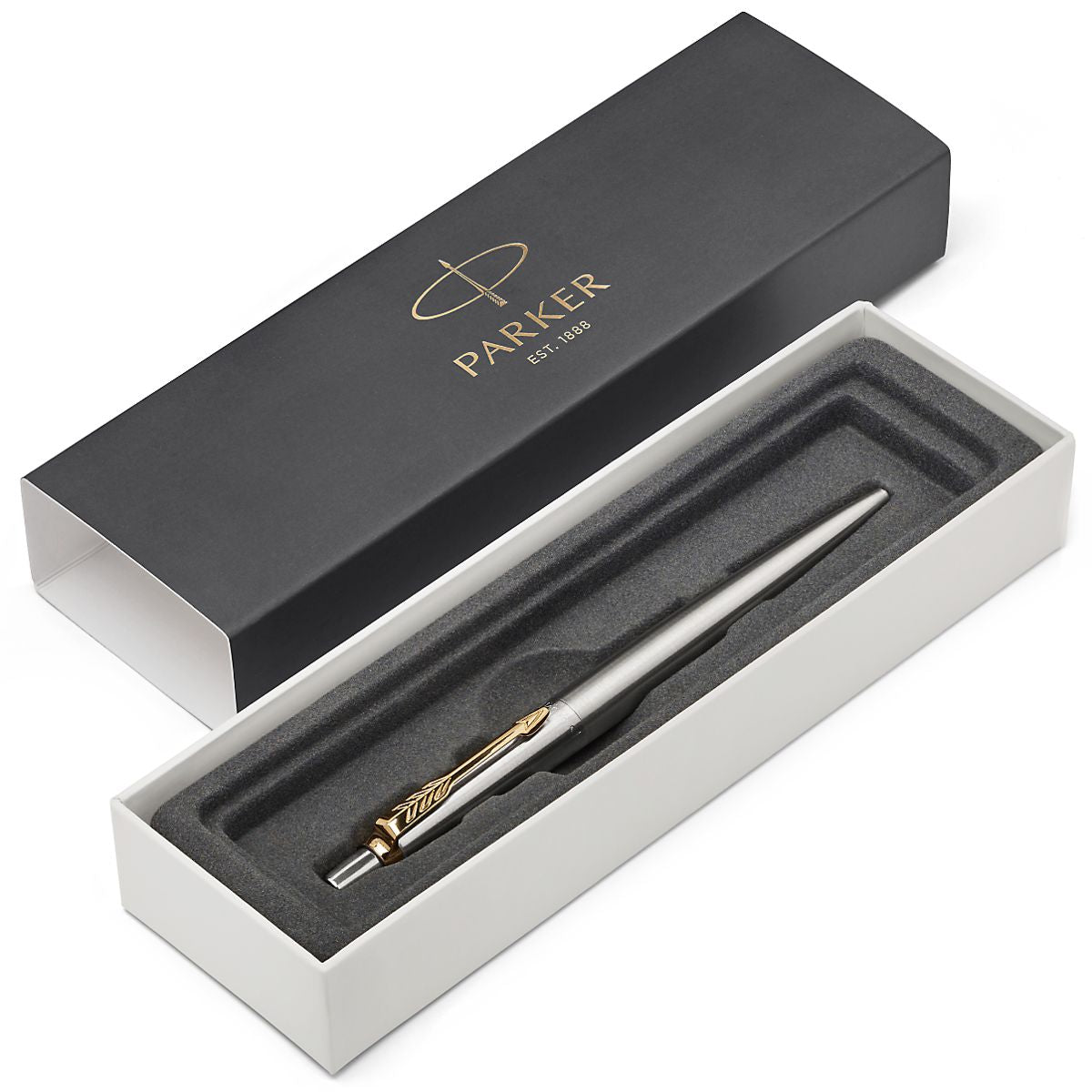PARKER Kugelschreiber Jotter Edelstahl silber G.C. im Geschenketui
