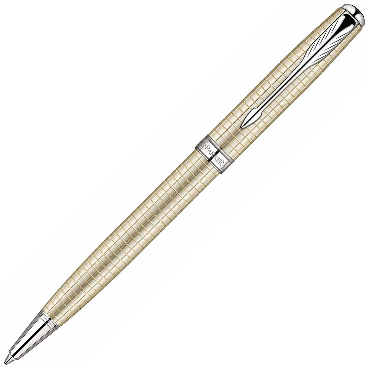 PARKER Kugelschreiber Sonnet Sterling Silber CC mit Cisele-Schaft *Sammlerstück*
