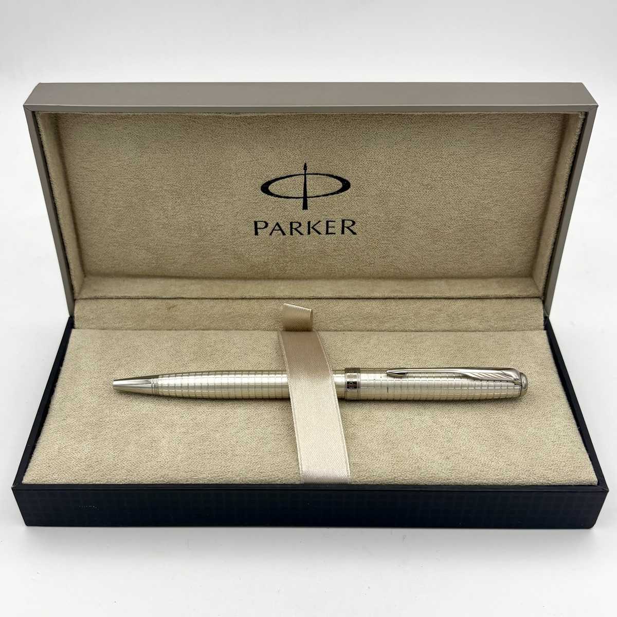 PARKER Kugelschreiber Sonnet Sterling Silber CC mit Cisele-Schaft *Sammlerstück*