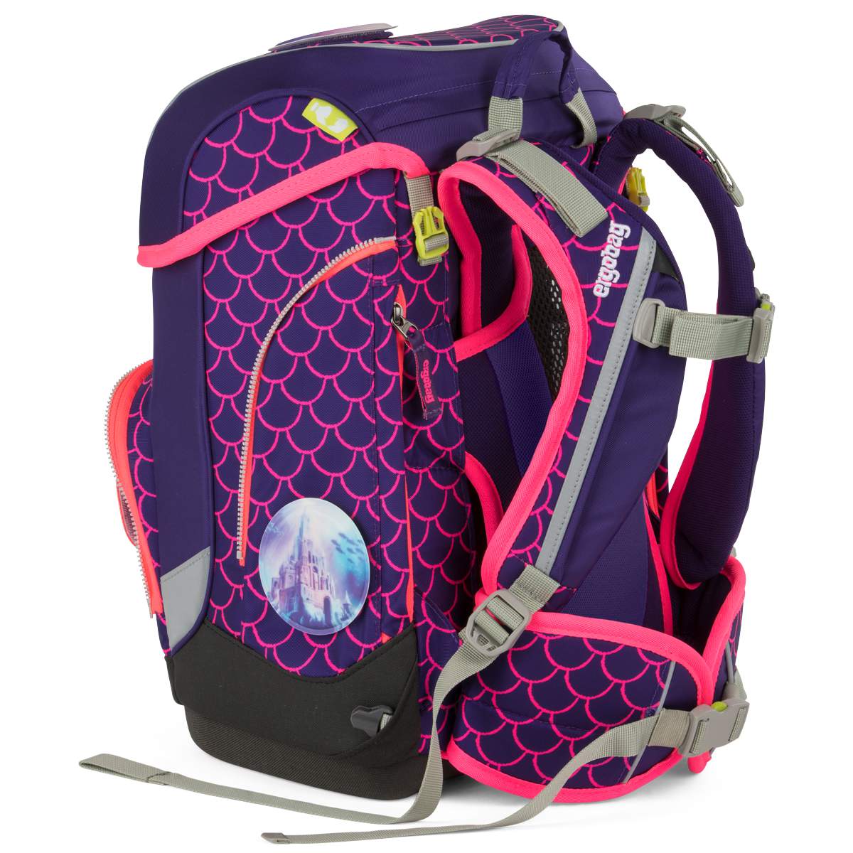 ERGOBAG Schulranzen Set cubo PerlentauchBär