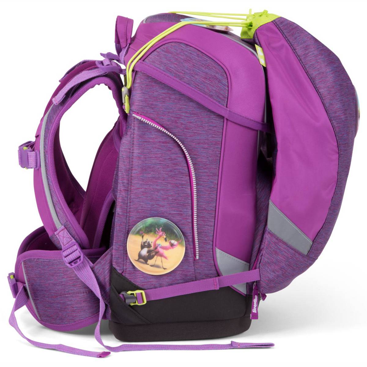 ERGOBAG Schulranzen Set cubo Insel HoppBär