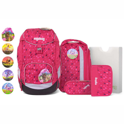 ERGOBAG Schulranzen Set pack HufBäreisen 6-teilig