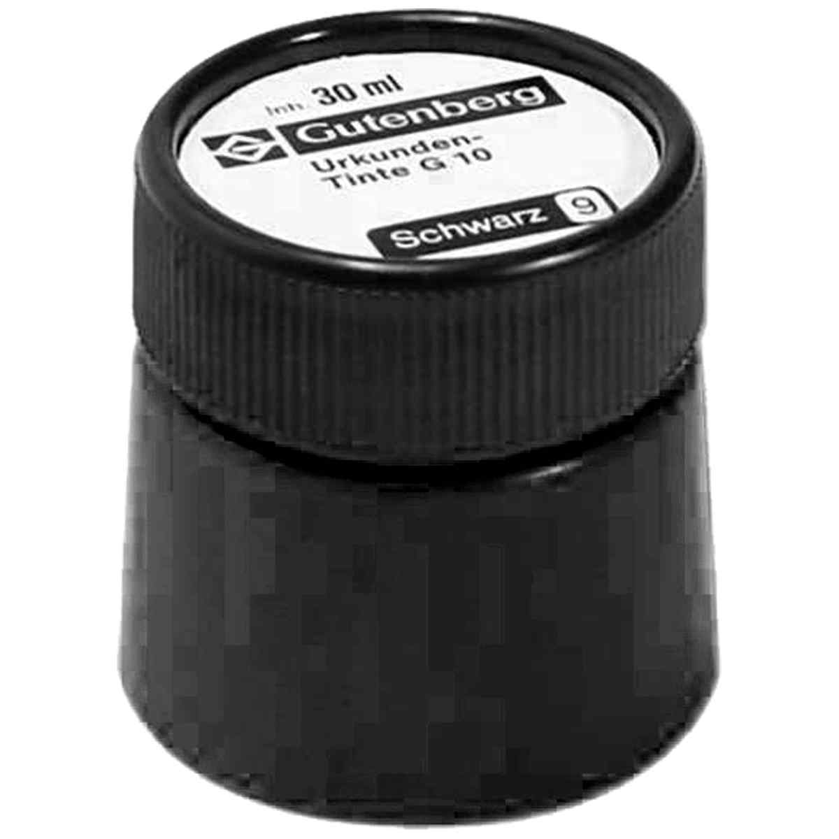 GUTENBERG Urkundentinte dokumentenecht Dokumententinte G10 30ml schwarz
