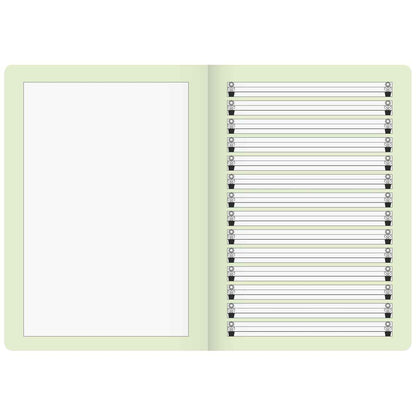 BRUNNEN Geschichtenheft A4 LIN 1G / blanco hoch 16 Blatt