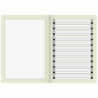 BRUNNEN Geschichtenheft A5 LIN 1G / blanco hoch 16 Blatt