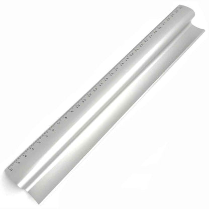 BRUNNEN Design Alu-Lineal 30cm mit Stiftablage -exklusive Ausführung-