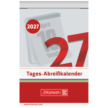 BRUNNEN Tagesabreißkalender 2027 Nr. 3 54x80mm 1 Tag = 1 Seite