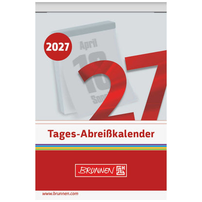 BRUNNEN Tagesabreißkalender 2027 Nr. 4 65x98mm 1 Tag = 1 Seite