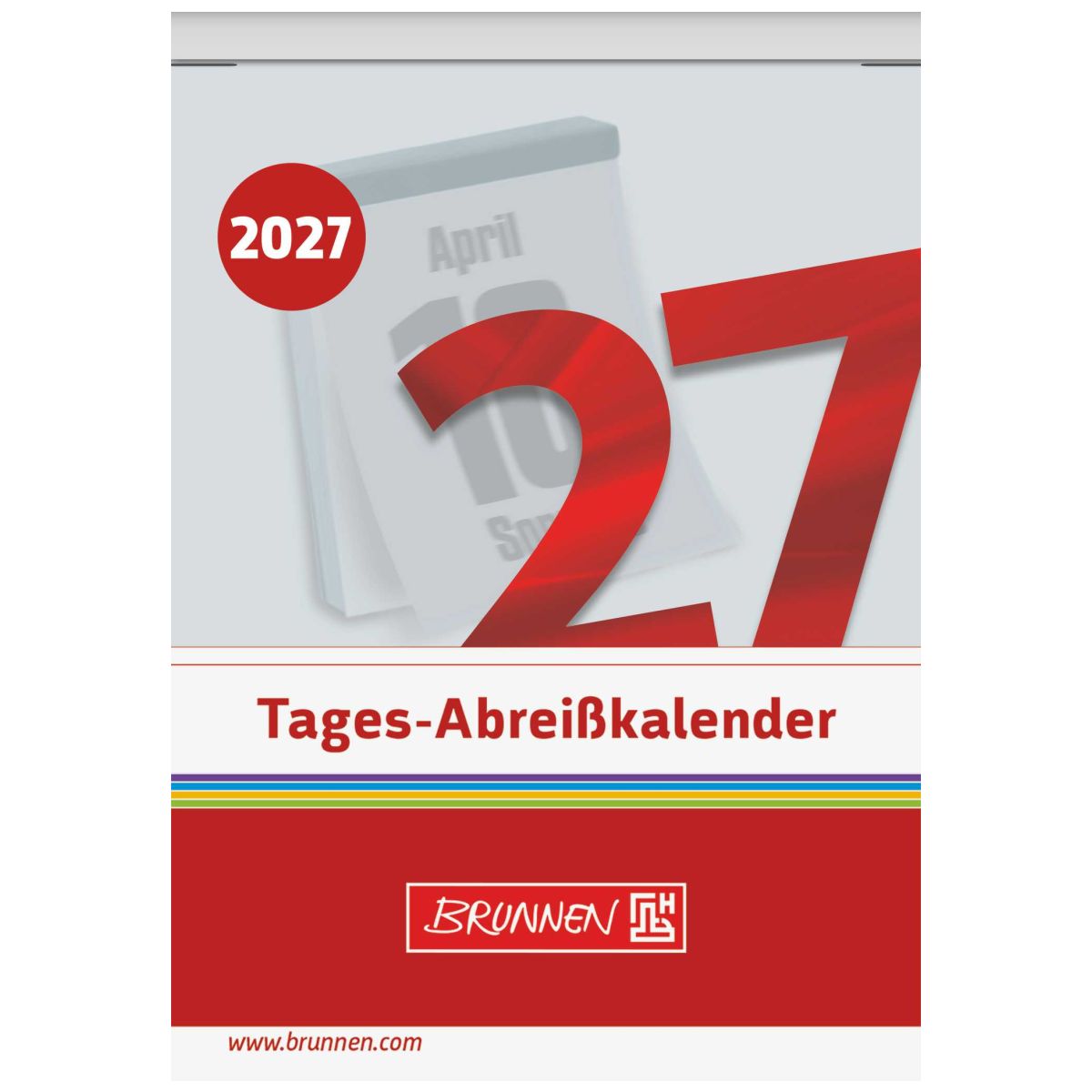 BRUNNEN Tagesabreißkalender 2027 Nr. 5 81x106mm 1 Tag = 1 Seite