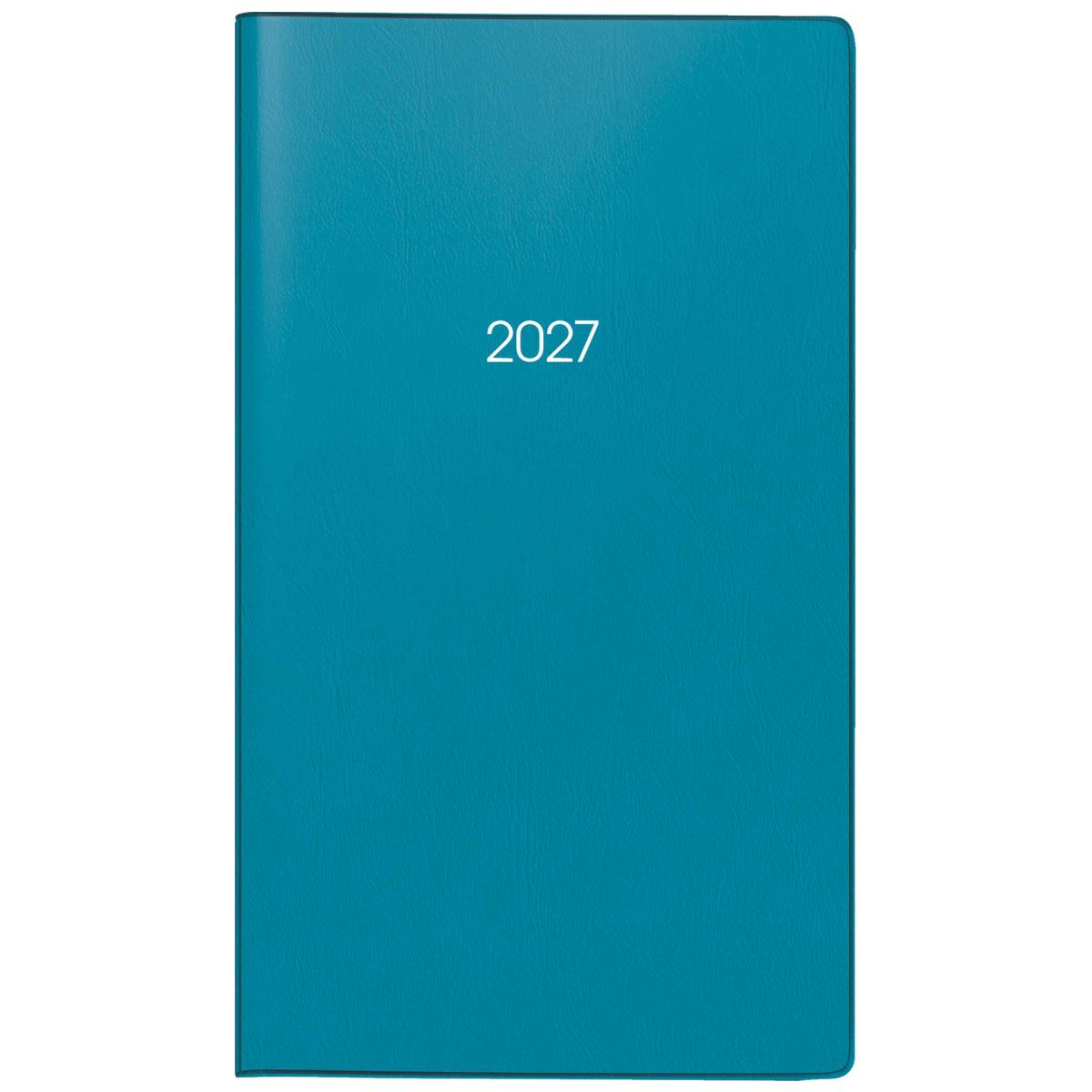 BRUNNEN Taschenkalender Mod. 753 2027 9x15cm petrol 1 Monat = 2 Seiten