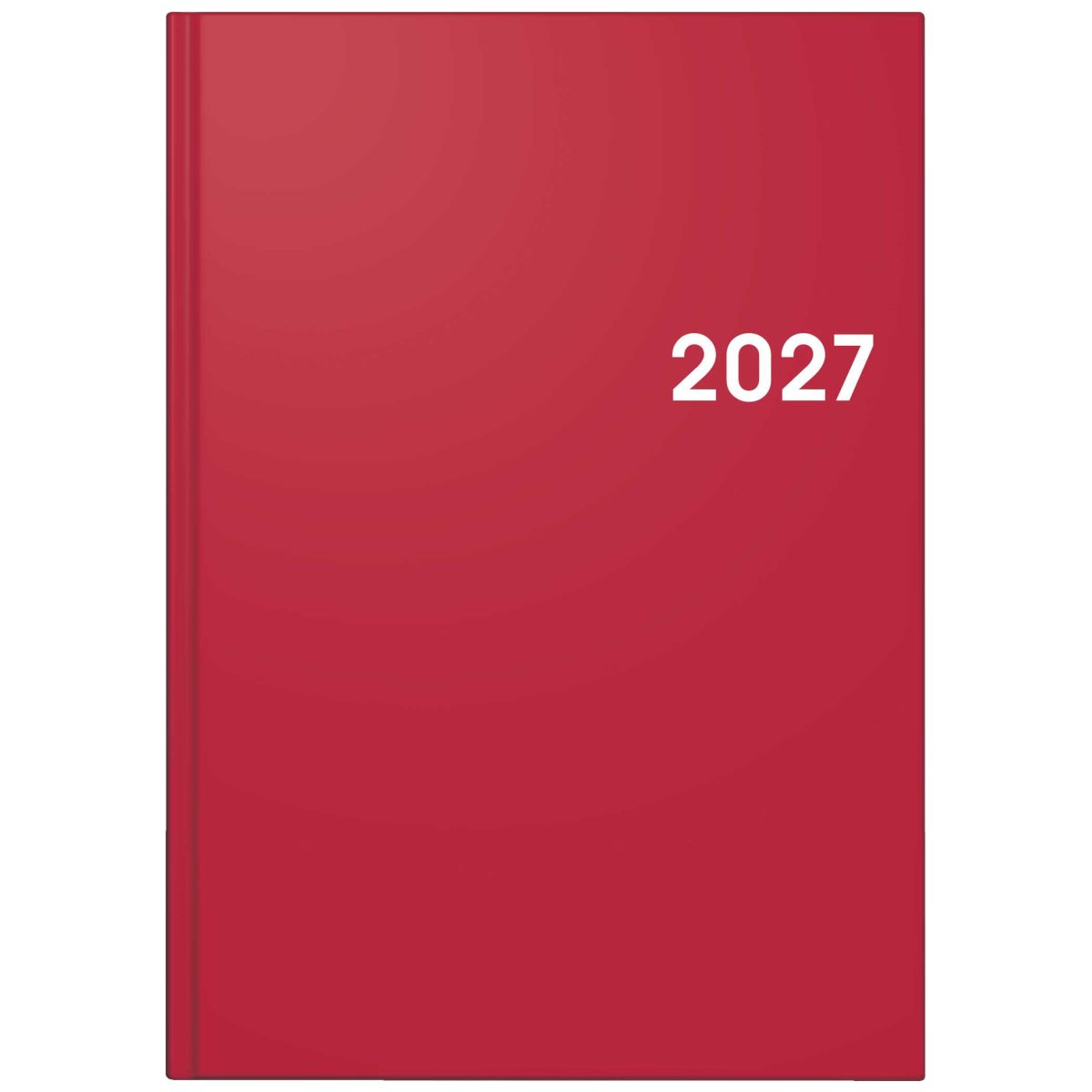 BRUNNEN Buchkalender Mod. 795 2027 A5 rot 352 Seiten | 1 Tag = 1 Seite