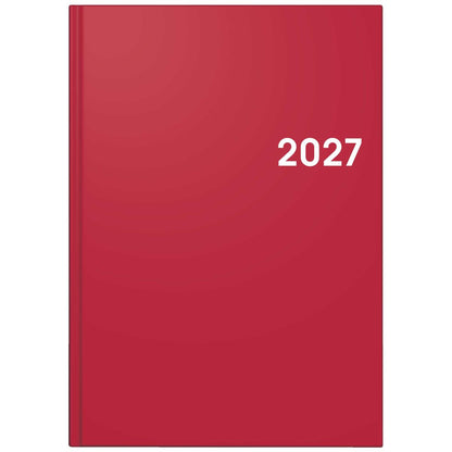 BRUNNEN Buchkalender Mod. 795 2027 A5 rot 352 Seiten | 1 Tag = 1 Seite