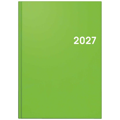 BRUNNEN Buchkalender Mod. 795 2027 A5 grün 352 Seiten | 1 Tag = 1 Seite