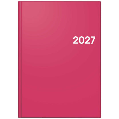 BRUNNEN Buchkalender Mod. 795 2027 A5 pink 352 Seiten | 1 Tag = 1 Seite