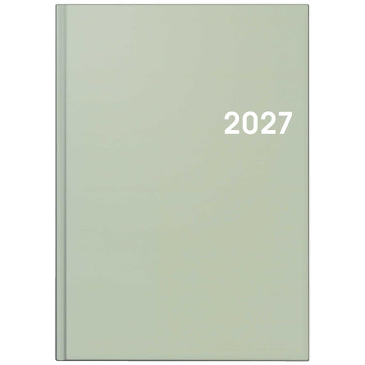 BRUNNEN Buchkalender Mod. 795 2027 A5 salbei 352 Seiten | 1 Tag = 1 Seite