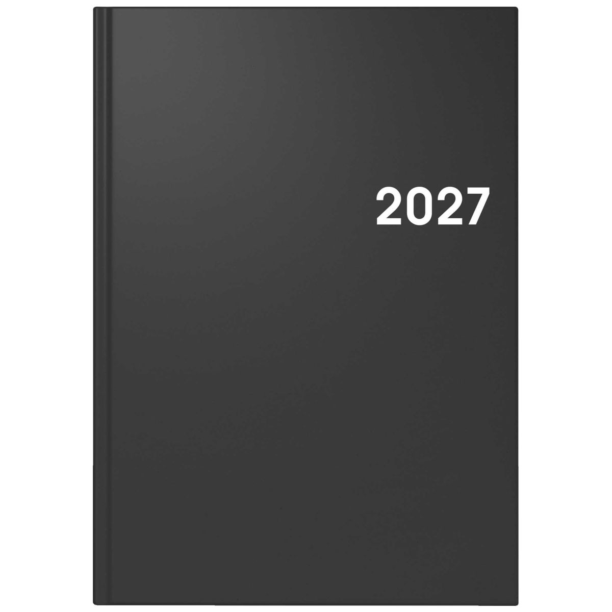 BRUNNEN Buchkalender Mod. 795 2027 A5 schwarz 352 Seiten | 1 Tag = 1 Seite