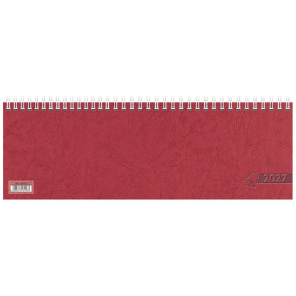 GLOCKEN Querterminbuch Schreibtischkalender 2027 | 29,7x10cm 1 Seite = 1 Woche