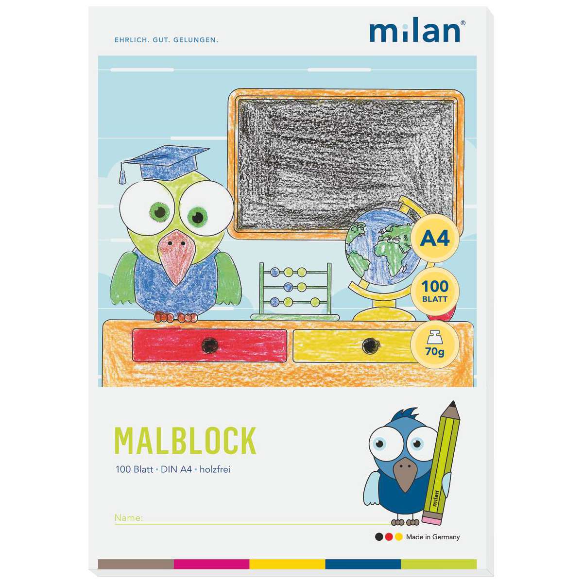 MILAN Malblock 566 A4 70g 100 Blatt