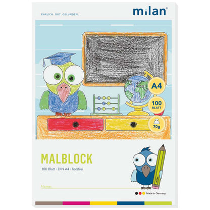 MILAN Malblock 566 A4 70g 100 Blatt