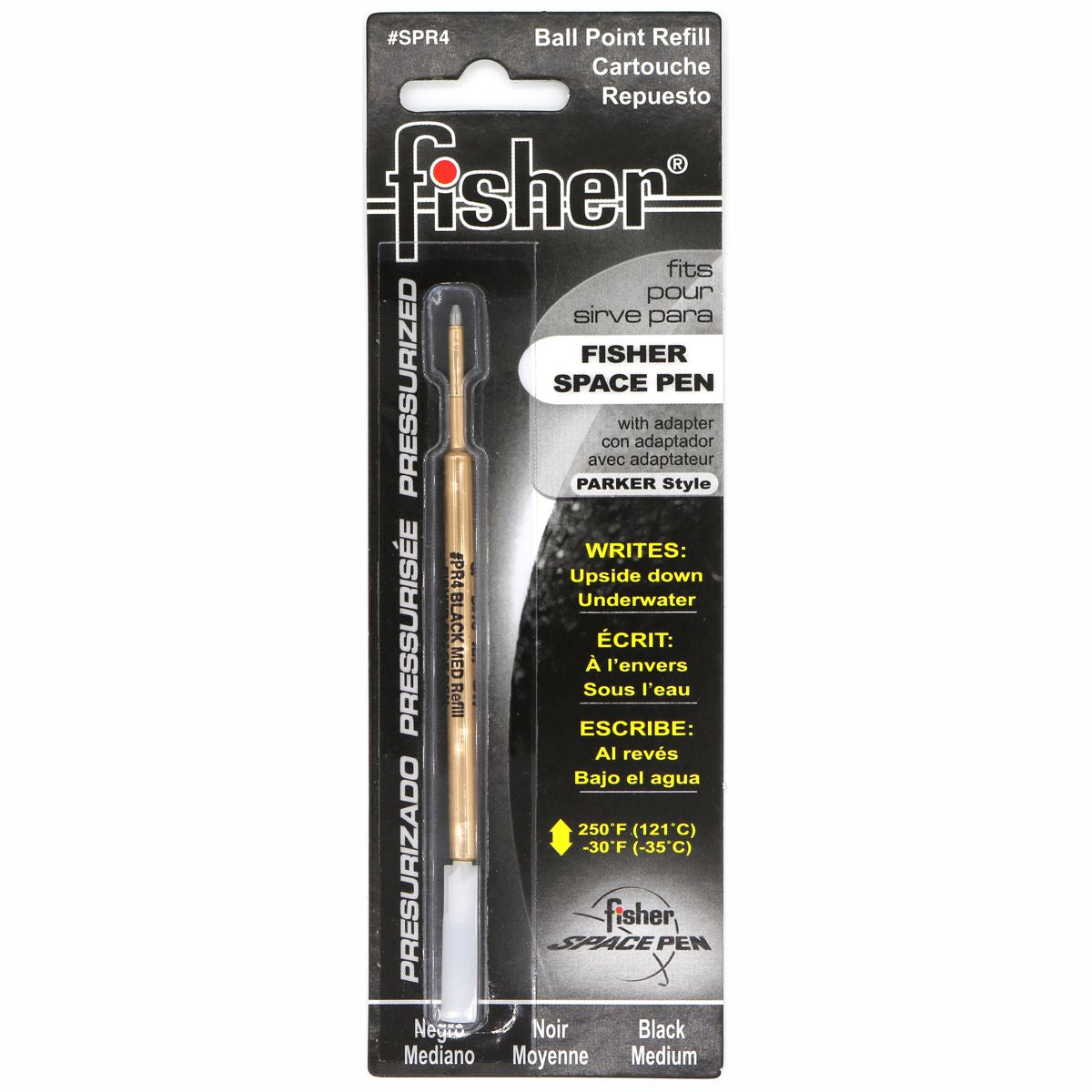 FISHER Kugelschreibermine B schwarz SPR4B für SPACEPEN