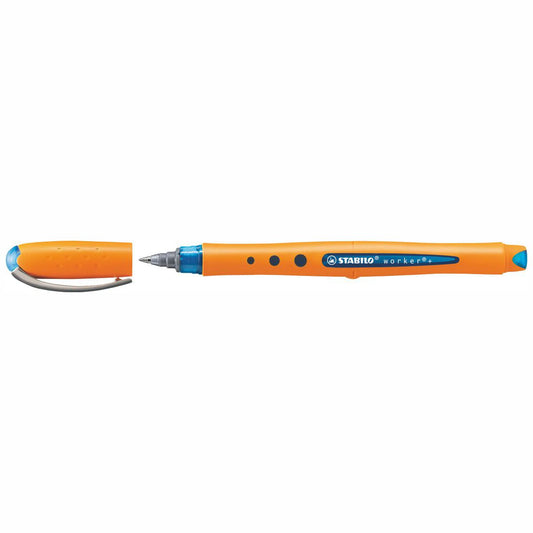 STABILO Tintenroller worker+ medium 2018 0,5mm blau
