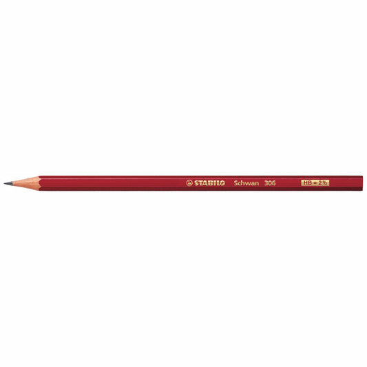 STABILO Bleistift Swano 306 HB rot