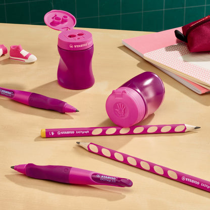 STABILO Dosenpitzer EASYsharpener 4502/1 Rechtshänder pink