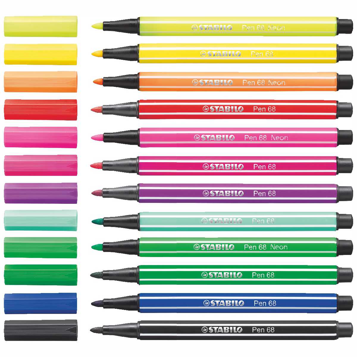 STABILO Fasermaler Pen 68 Mini 12 Stück