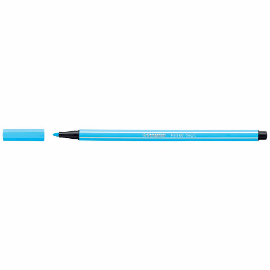 STABILO Fasermaler Pen 68/031 1-2mm neonblau