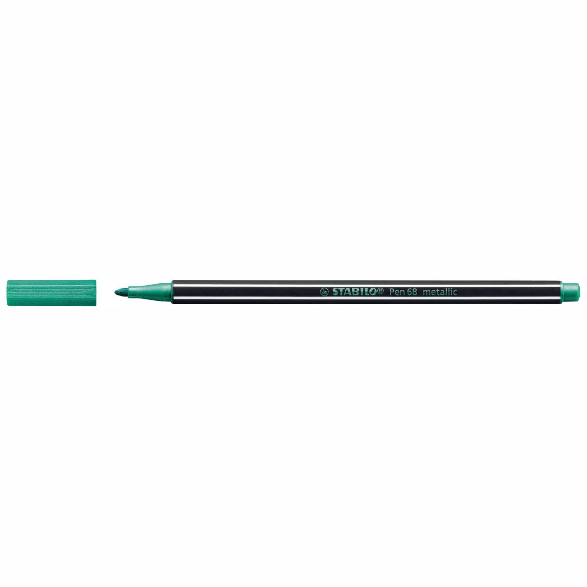 STABILO Fasermaler Pen 68/836 1-2mm metallic grün