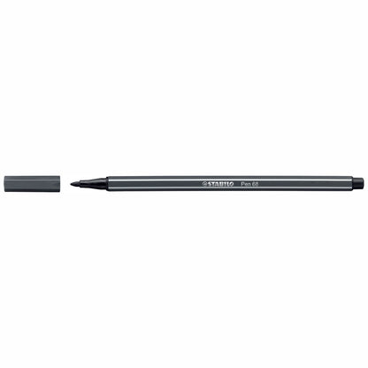 STABILO Fasermaler Pen 68/97 1-2mm schwarzgrau