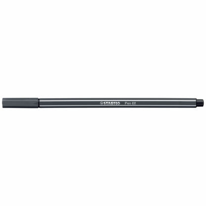 STABILO Fasermaler Pen 68/97 1-2mm schwarzgrau