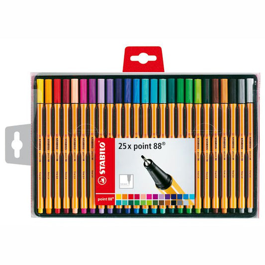 STABILO Fineliner point 88 0,4mm 25 Stück im Etui
